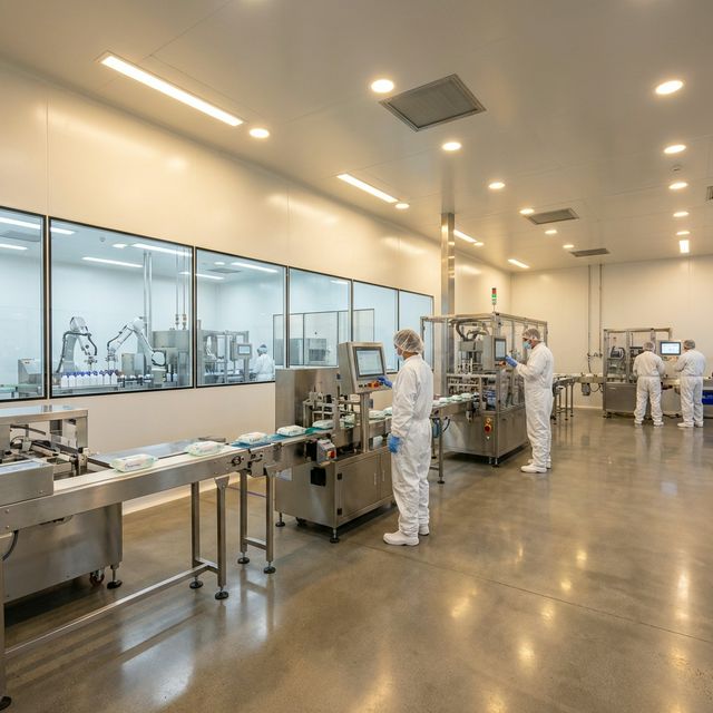 BR Hygiene manufacturing team and setup