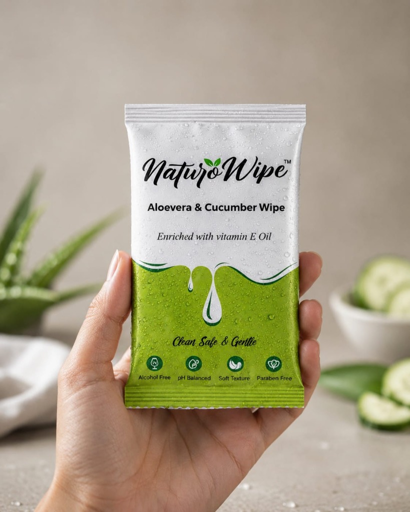 Aloe Vera Wipes Sachet