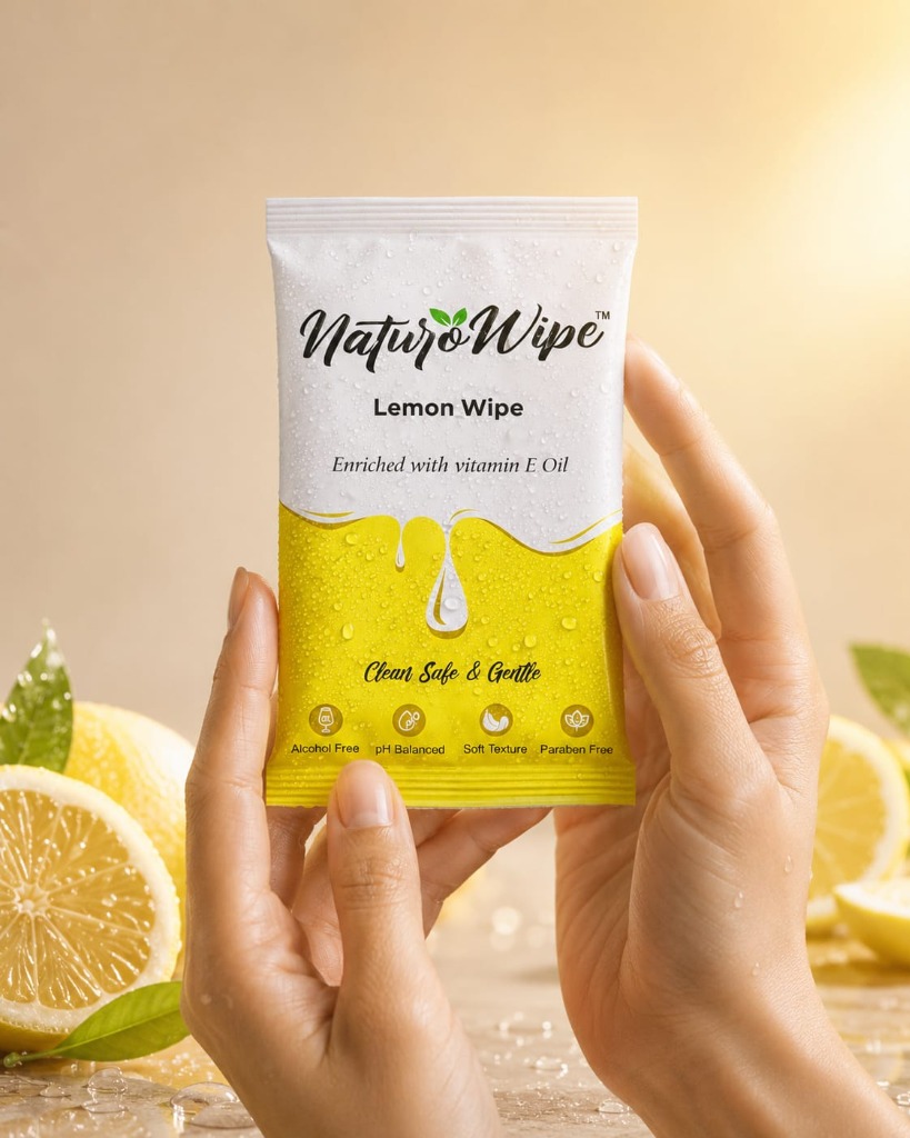 Lemon Wipes Sachet